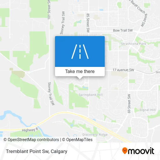 Tremblant Point Sw map
