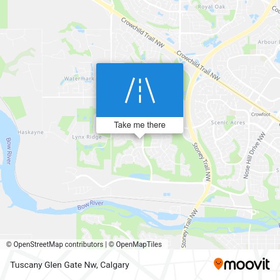 Tuscany Glen Gate Nw map