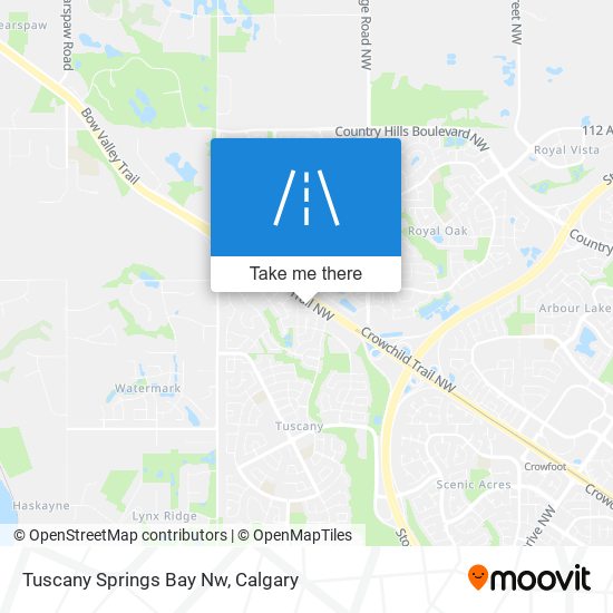 Tuscany Springs Bay Nw map