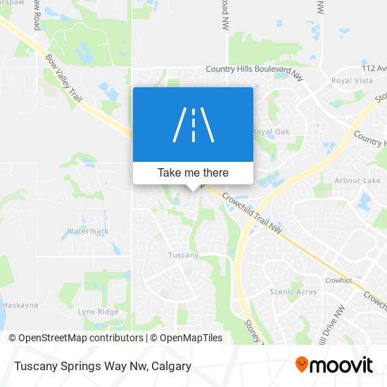 Tuscany Springs Way Nw map