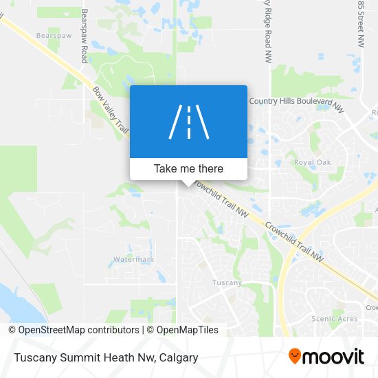 Tuscany Summit Heath Nw map