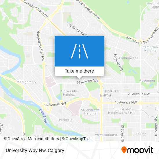 University Way Nw map