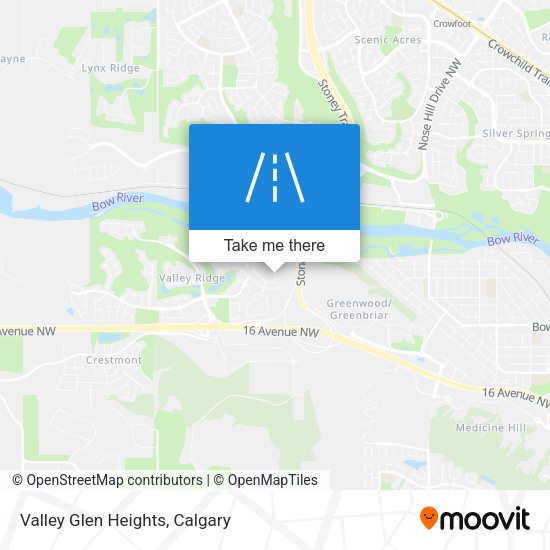 Valley Glen Heights map