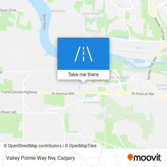 Valley Pointe Way Nw map