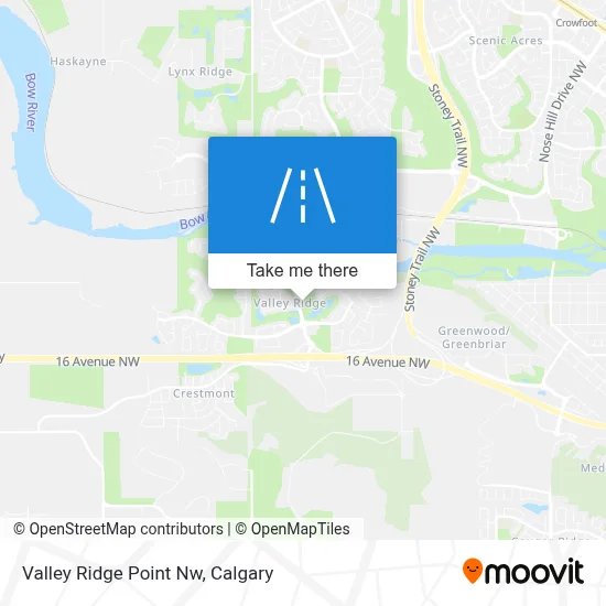 Valley Ridge Point Nw map