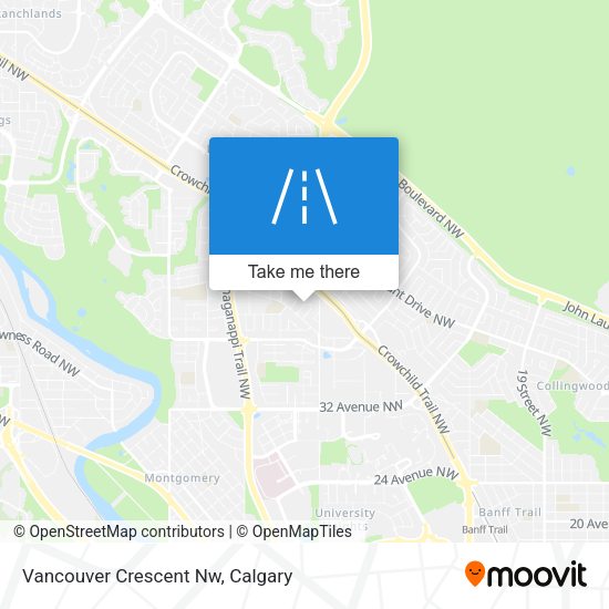 Vancouver Crescent Nw plan