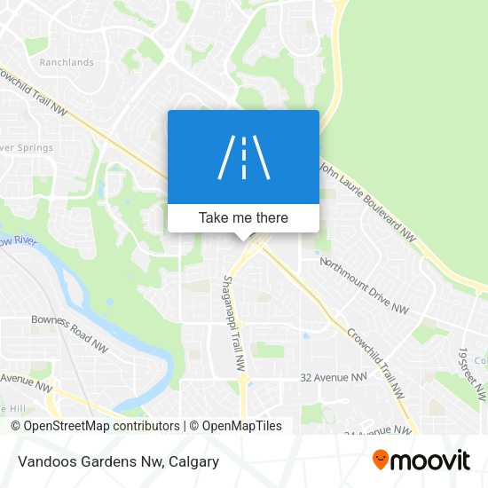 Vandoos Gardens Nw map