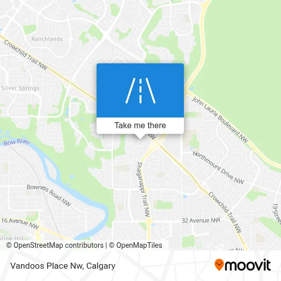 Vandoos Place Nw map