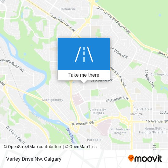 Varley Drive Nw map