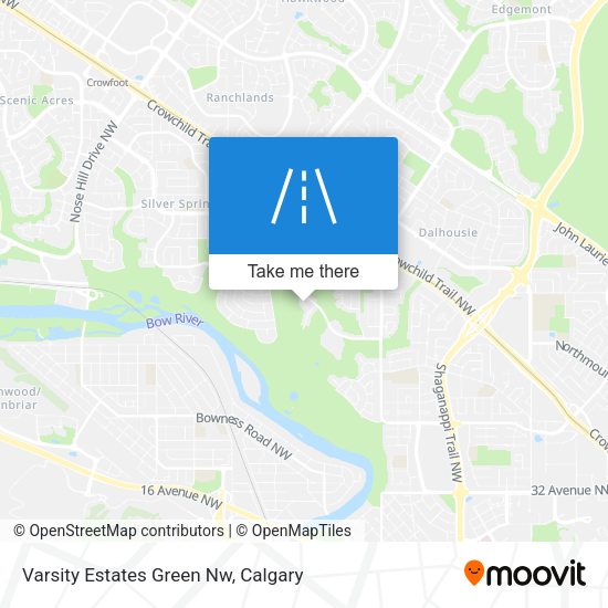 Varsity Estates Green Nw map