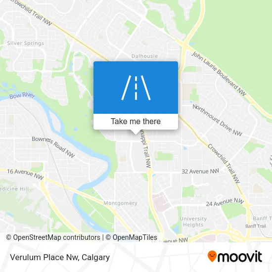 Verulum Place Nw map