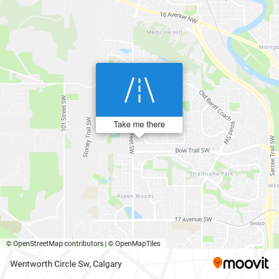 Wentworth Circle Sw map