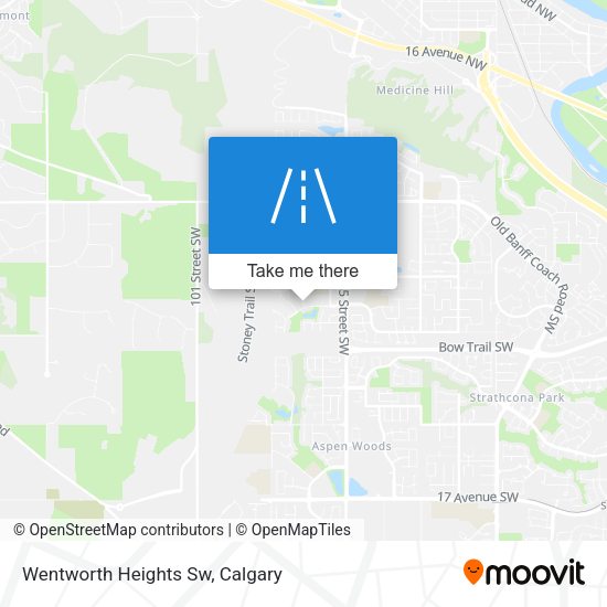 Wentworth Heights Sw map