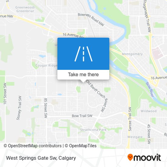 West Springs Gate Sw map