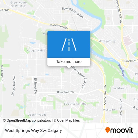 West Springs Way Sw map