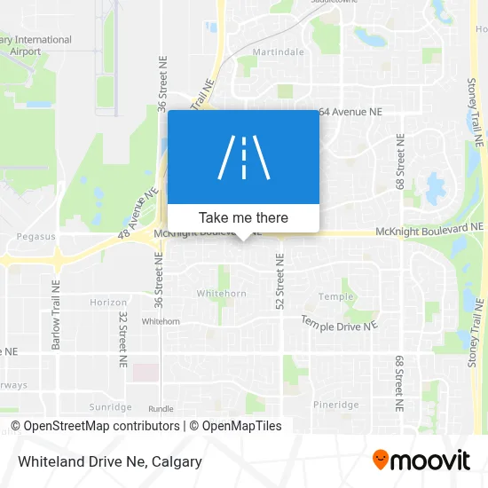 Whiteland Drive Ne map