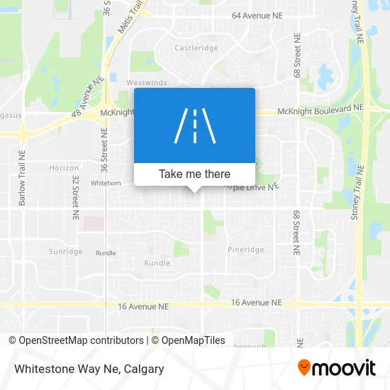 Whitestone Way Ne map