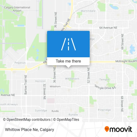 Whitlow Place Ne map