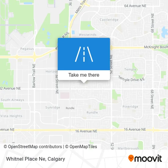 Whitnel Place Ne map