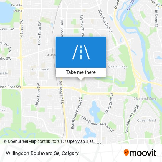 Willingdon Boulevard Se map