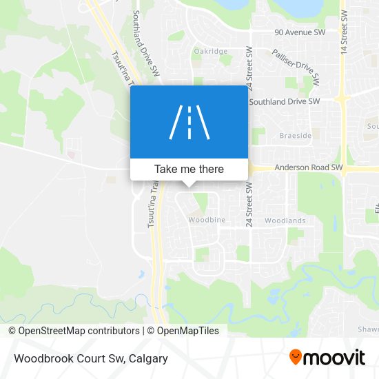 Woodbrook Court Sw map