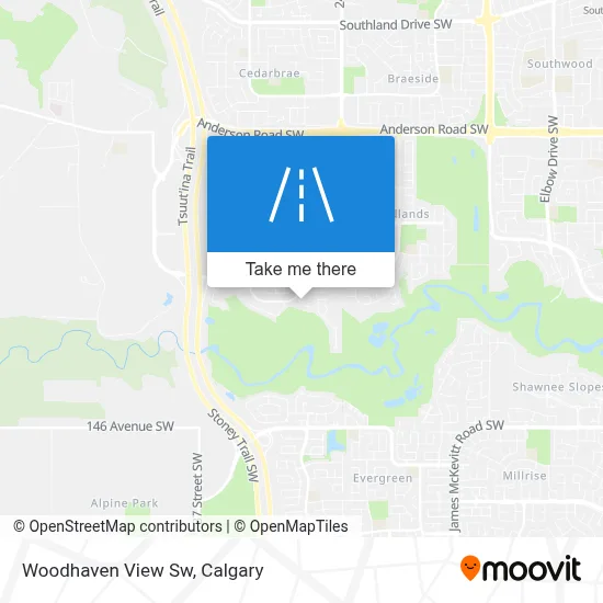Woodhaven View Sw map