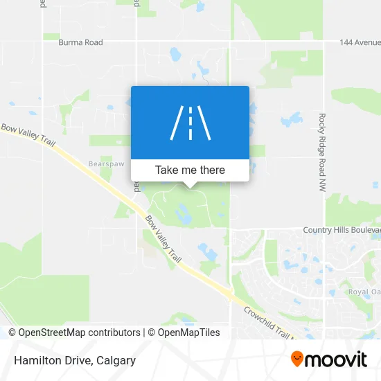 Hamilton Drive map