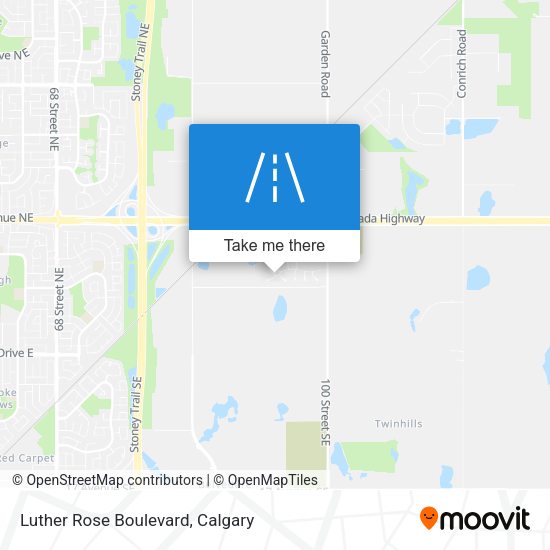 Luther Rose Boulevard map