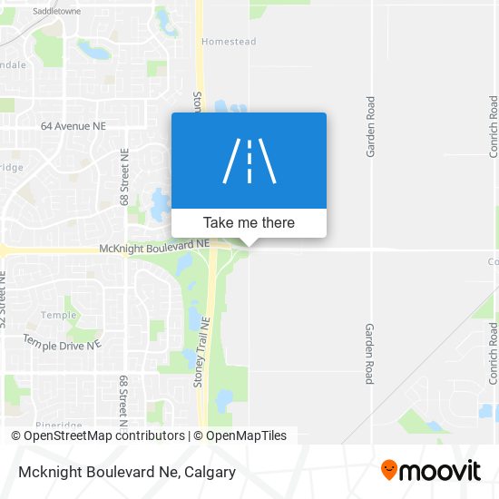Mcknight Boulevard Ne map