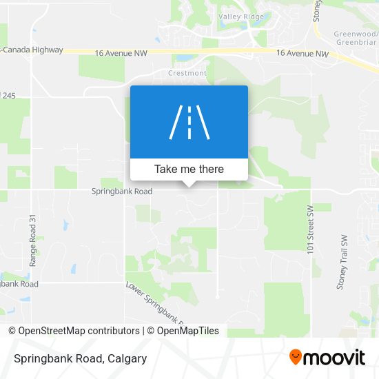 Springbank Road map