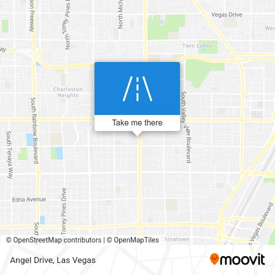 Angel Drive map