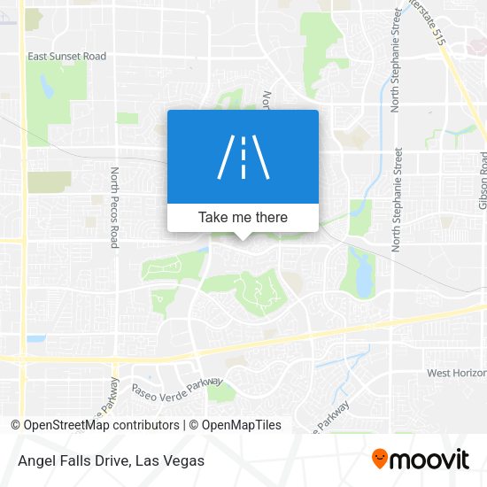 Mapa de Angel Falls Drive