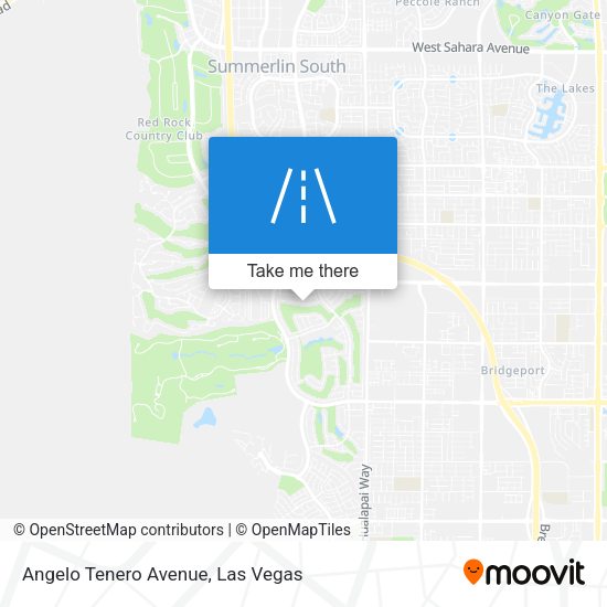 Mapa de Angelo Tenero Avenue