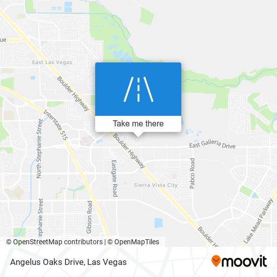 Angelus Oaks Drive map