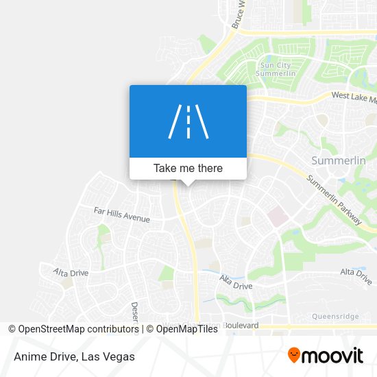 Mapa de Anime Drive
