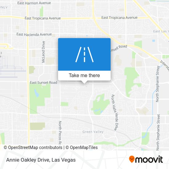 Annie Oakley Drive map