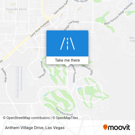 Mapa de Anthem Village Drive