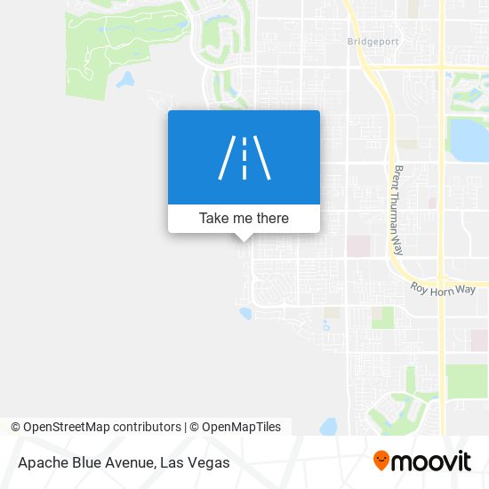 Apache Blue Avenue map