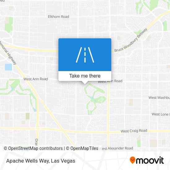 Apache Wells Way map