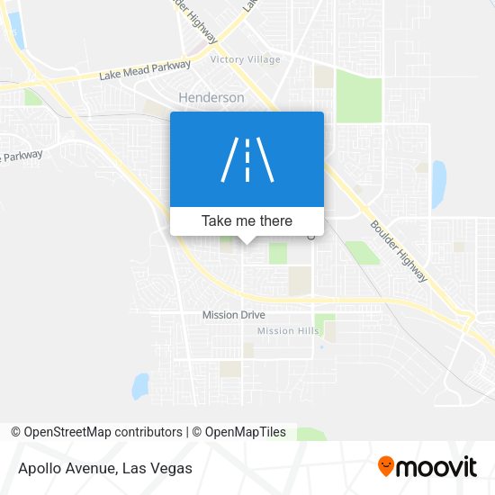 Apollo Avenue map