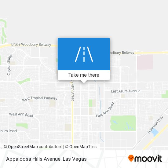 Appaloosa Hills Avenue map