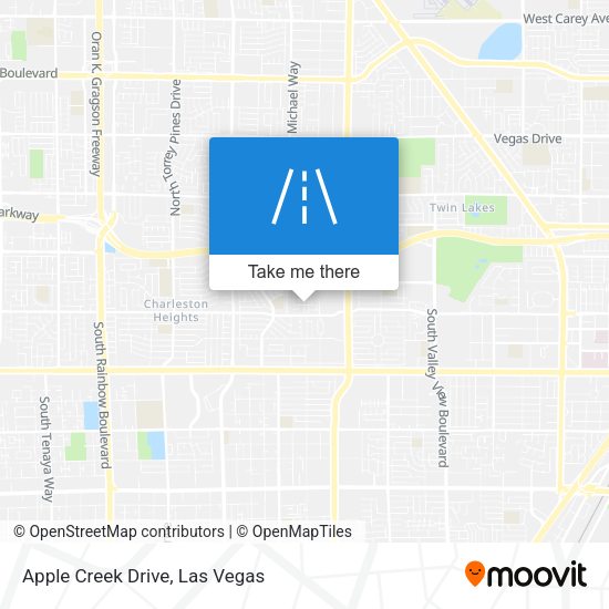 Apple Creek Drive map