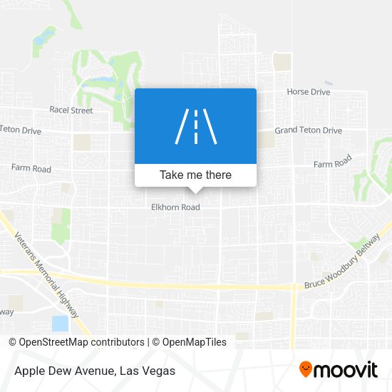 Mapa de Apple Dew Avenue