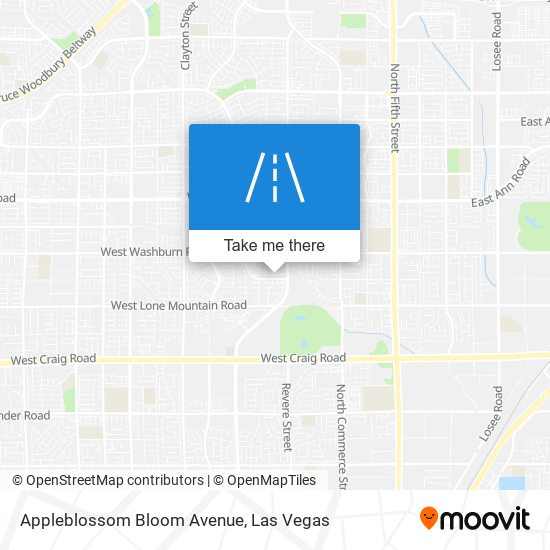 Appleblossom Bloom Avenue map