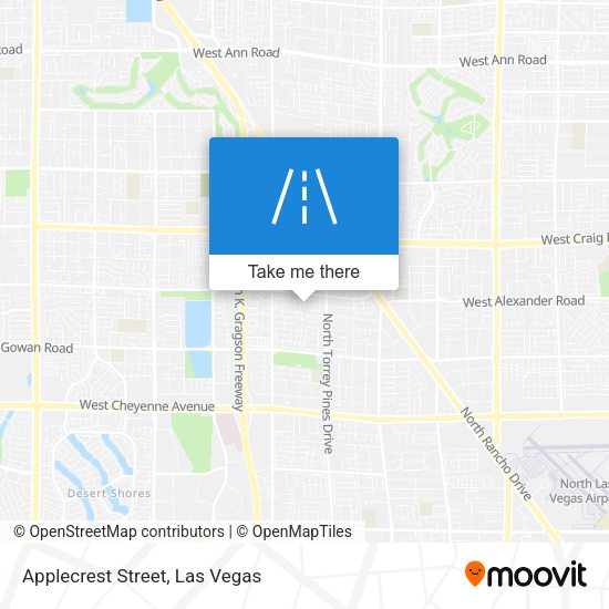 Mapa de Applecrest Street