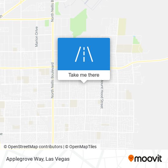 Applegrove Way map