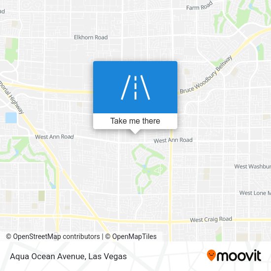 Mapa de Aqua Ocean Avenue