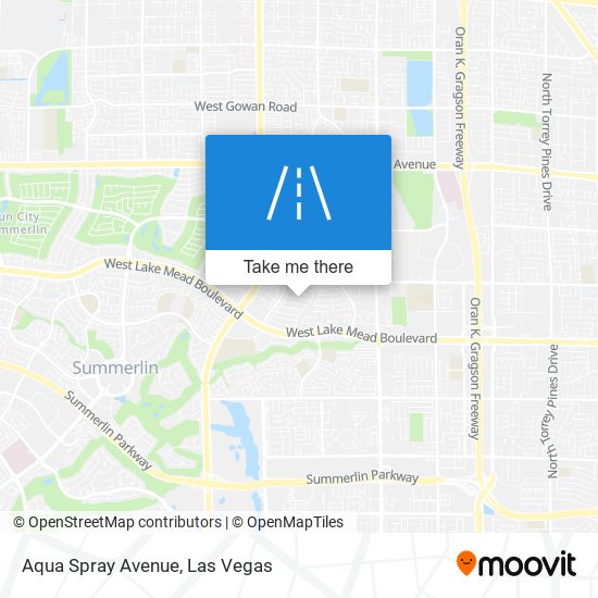 Aqua Spray Avenue map