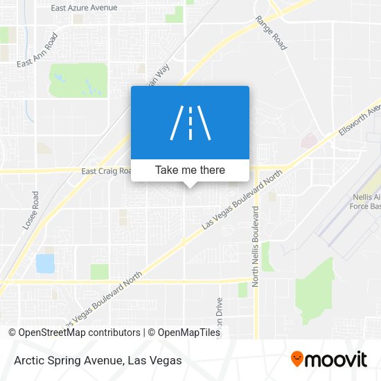 Arctic Spring Avenue map