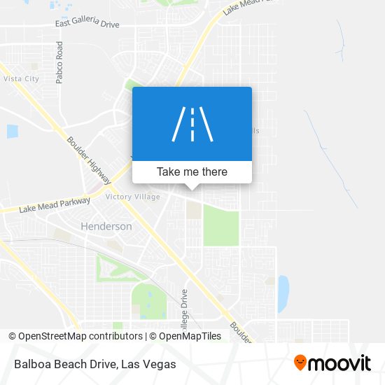 Balboa Beach Drive map
